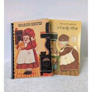 Vintage Cookbook Lot - Sharing Recipes and Home Cookin Is A Family Affair